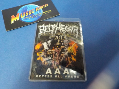 BELPHEGOR BACKSTAGEPASSI VUODELTA 2013