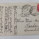 Mikkeli, järvi- ja metsänäkymä,  vanha väripk, p. 1908 - pikkukuva 2