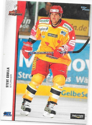 2005-06 DEL #138 Steve Guolla Hannover Scorpions ex HIFK