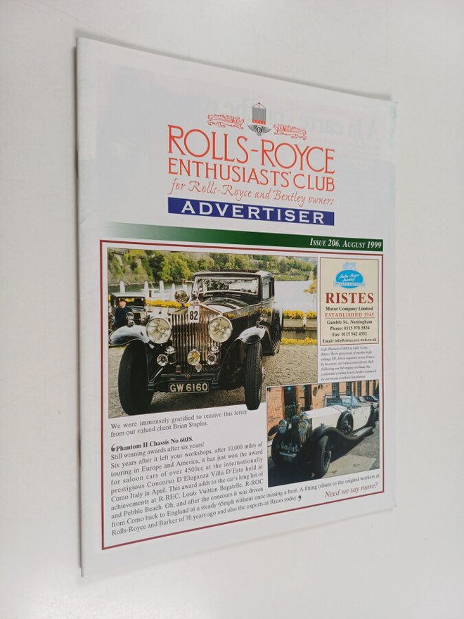 Rolls-Royce enthusiasts' club for Rolls-Royce and Bentley...
