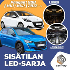 Peugeot 208 Sisätilan LED-sarja 9-osainen - pikkukuva 1
