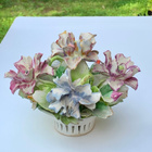 Vintage Capodimonte Mollica kukkakori 1800-luvulta - pikkukuva 2