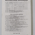 Niilo Kallio : Keskikoulun algebra - pikkukuva 2
