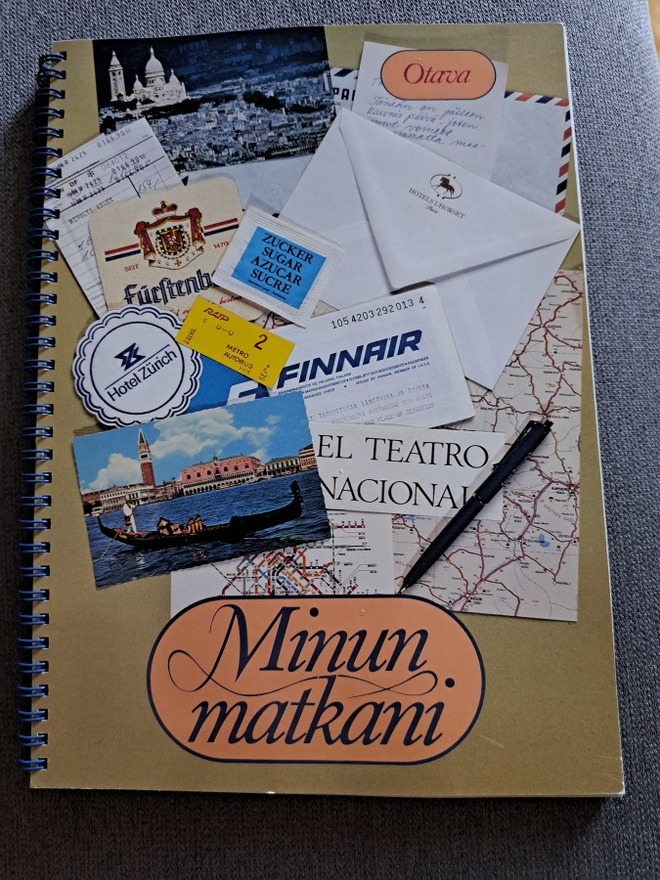 Minun matkani, täytettävä kirja