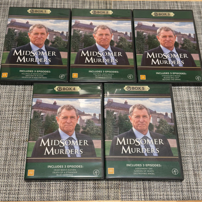 Midsomerin Murhat, kaudet 1-5 -DVD