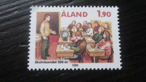 Åland: Koululaitos 350 vuotta 1989 **