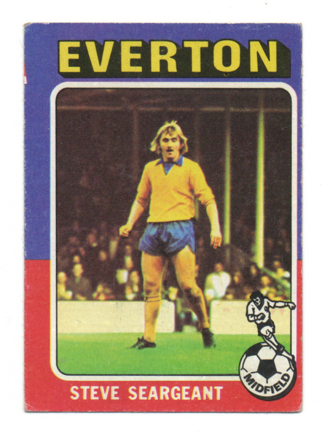 Purkkakuva Jalkapallo n:o 149 STEVE SEARGEANT.  Everton.