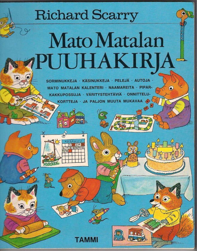 Scarry: Mato Matalan puuhakirja v. 1985