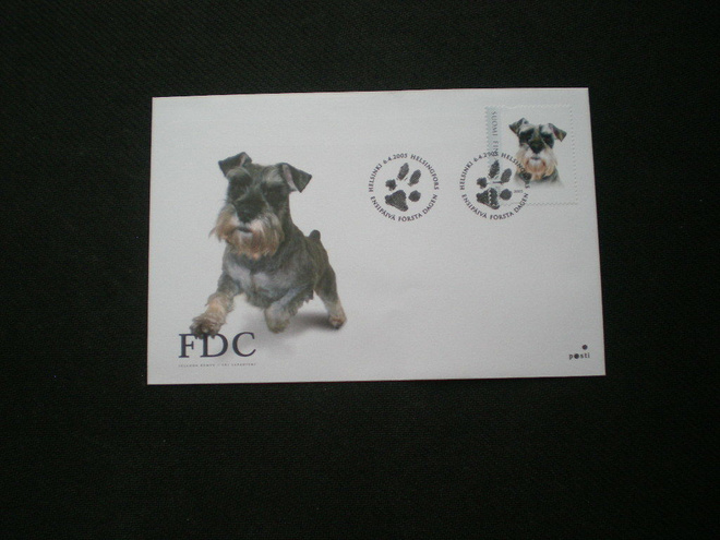 FDC Koira OMAKUVAPOSTIMERKKI 6.4.2005 - LaPe 5 I