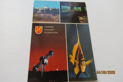 TAMPERE, AKVAARIO-PLANETAARIO KULKENUT KORTTI