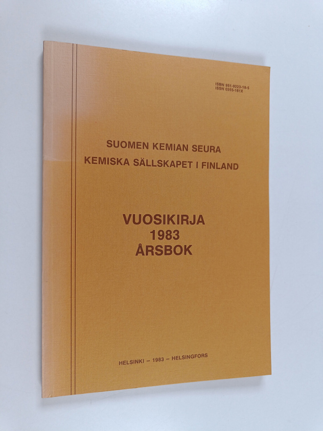 Suomen kemian seura : vuosikirja 1983 = Kemiska sällskape...