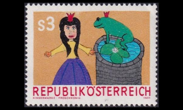 Itävalta 1674 ** Lasten postimerkki (1981)