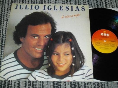 JULIO IGLESIAS - De Nina A Mujer- LP 1981 latin pop EX/EX