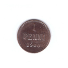 Suomi 1 Penni 1900 Leimakiiltoinen - pikkukuva 1
