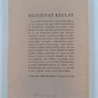 Aaro Hellaakoski : Huojuvat keulat - pikkukuva 2