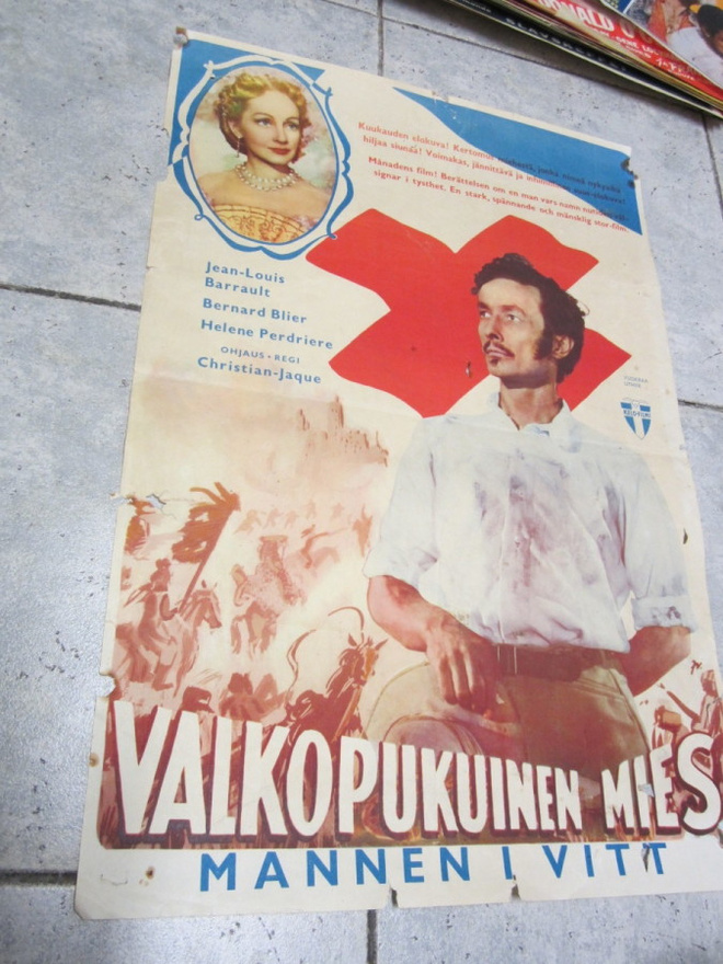 VANHA ORIG ELOKUVAJULISTE 40 -50 LUVULTA