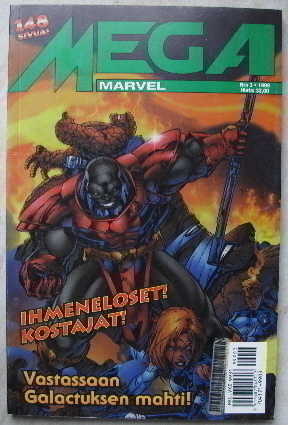 Mega Marvel 3/1999 , 148 sivua , lukematon