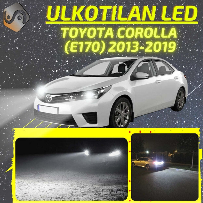 COROLLA (E170) 2013-2019 Ulkoiset LED -valot