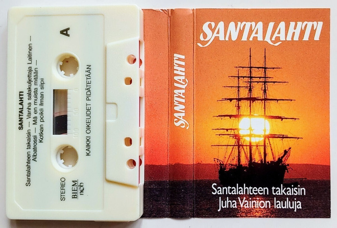 JUHA VAINIO: Santalahti – C-kasetti 199? omakustanne, siisti