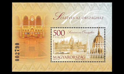 Unkari 4715BL269 ** Eduskuntatalo 100v (2002)