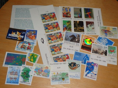 1990-1991 postituoreita postimerkkejä