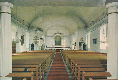 KIRKKOKORTTI - TAMMELAN KIRKKO - SISÄKUVA - 2