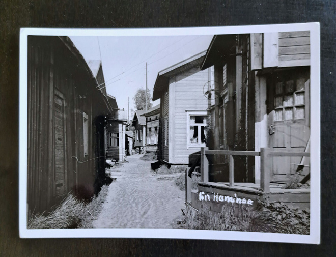 Iin Hamina, Alakuja, kuva 1950-luvulta, valokuvakortti