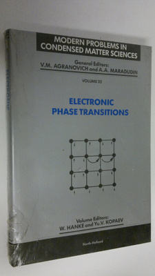 Yu.V. Kopaev : Electronic phase transitions