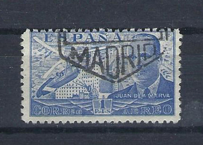 # 23498 # Espania 1938 o, lentomerkki