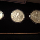 Kreikan 100, 250 ja 500 drachman Hopeasetti 1982 .900 Hopeaa - pikkukuva 3