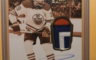  LEON DRAISAITL 23/24 The Cup Sepia Sig Patches /auto /35