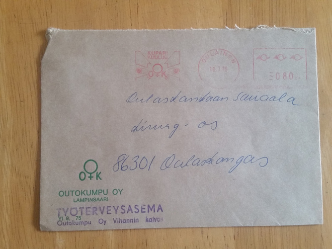 Outokumpu oy/Oulainen 1976