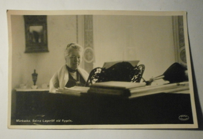 Selma Lagerlöf - kirjailija, Nobelisti, mv valokuvapk, 1942