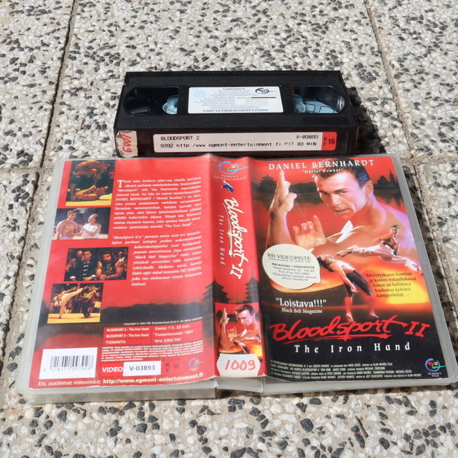 Bloodsport II The Iron Hand - VHS