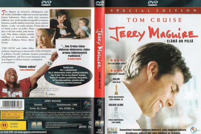 Jerry Maguire-Elämä On Peliä	(25 247)	k	-FI-	suomik.	DVD	(2)