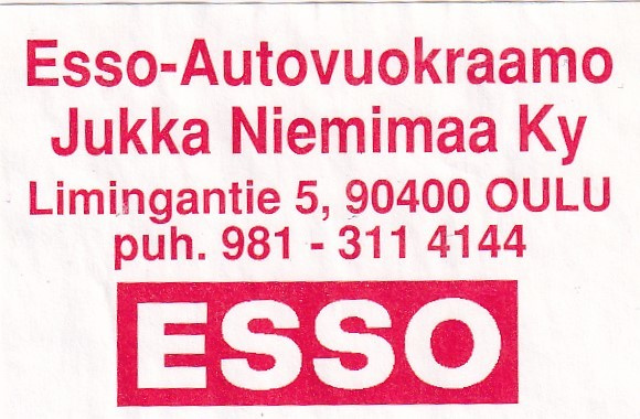 Oulu, Jukka Niemimaa Ky. ESSO   2/11