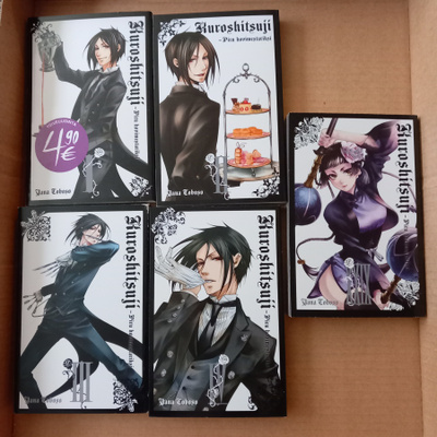Kuroshitsuji – Piru hovimestariksi manga valikoima 3€/kpl