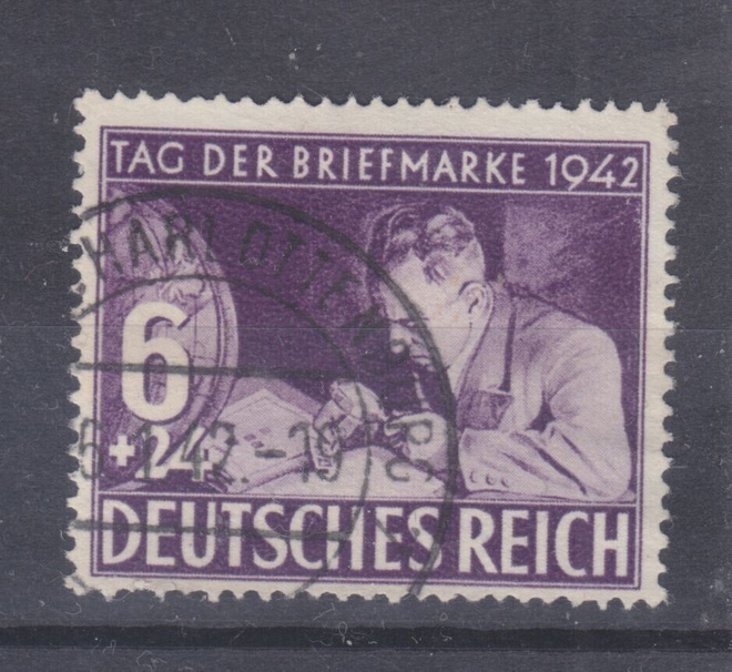 Saksa reich 1943 LaPe 807 leimattuna.