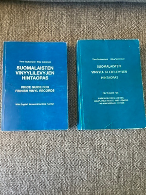 2 X SUOMALAISTEN VINYYLILEVYJEN HINTAOPAS