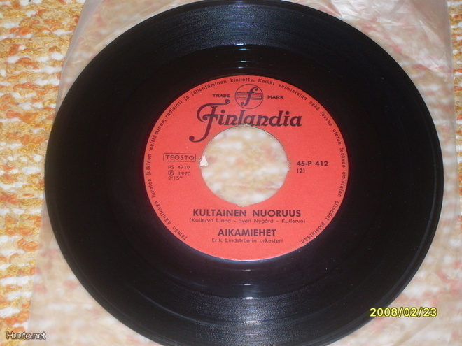 7" AIKAMIEHET - kultainen nuoruus - single 1970 EX