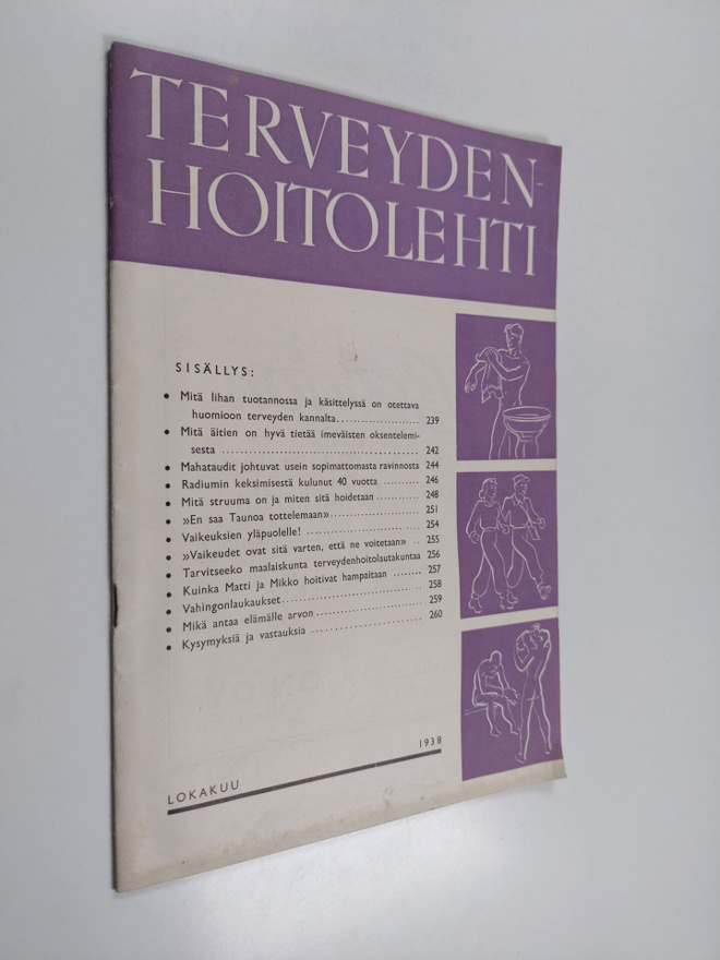 Terveydenhoitolehti lokakuu 1938