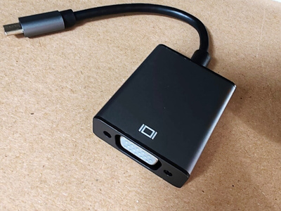 USB-C VGA-sovitin - Full HD 1080p USB 3.1