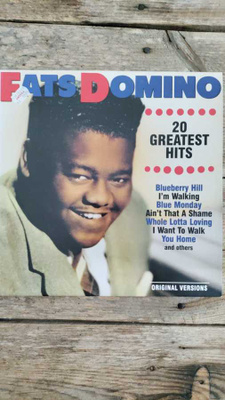 FATS DOMINO - 20 GREATEST HITS LP MOST LIVERECORDINGS