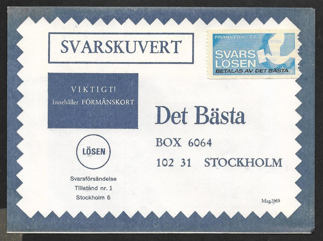 Ruotsi - Svarslösen merkki kuorella