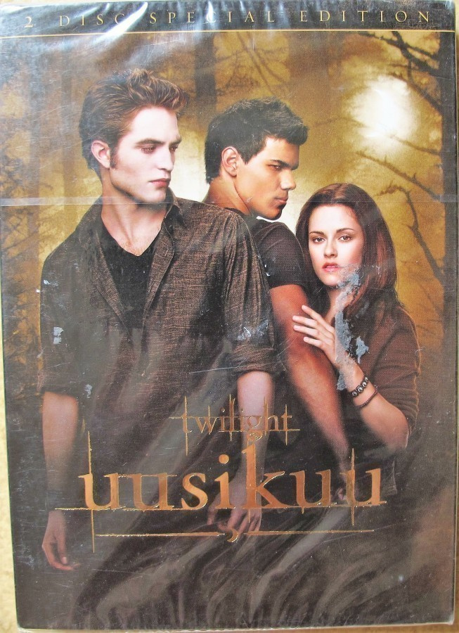 Twilight Uusikuu , uusi kelmuissa ,  suomi text dvd
