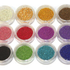 Kynsien Koristelu Sarja, Rhinestones, 12 väriä *UUSI* - pikkukuva 1