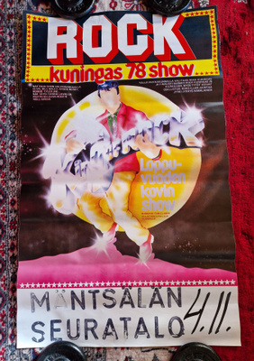 Rock Kuningas 78 Show Vintage Juliste