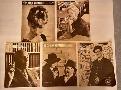 Suomen Kuvalehdet v. 1958 5 kpl