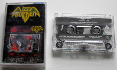 LIZZY BORDEN Visual Lies 1987 C-KASETTI