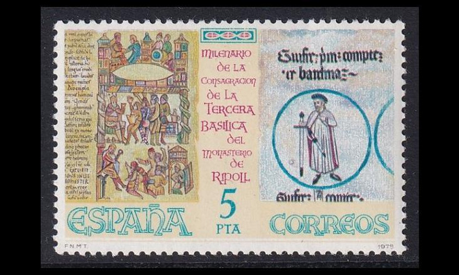 Espanja 2398 ** Santa María de Ripoll -luostari 1000v (1978